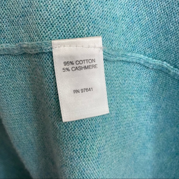 J Jill Purejill Cotton Cashmere Blend Cardigan M - Picture 7 of 8